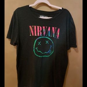 Oversized band tee (Nirvana) Purchased at Target brand name NIRVANA. Size XXL
